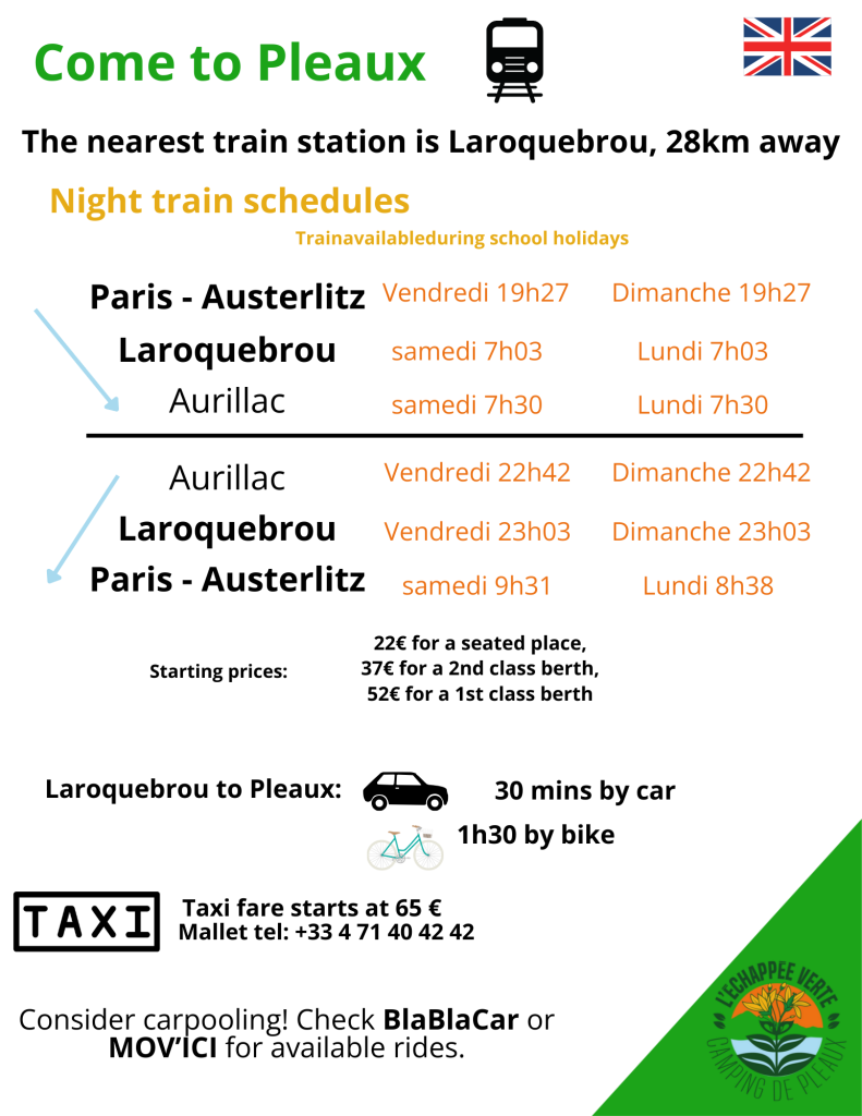 Come to Pleaux Train