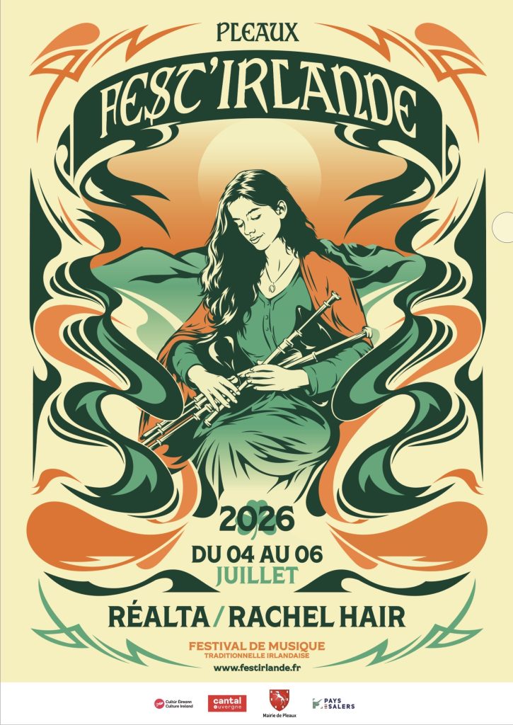 Affiche du Fest'Irlande &agrave; Pleaux