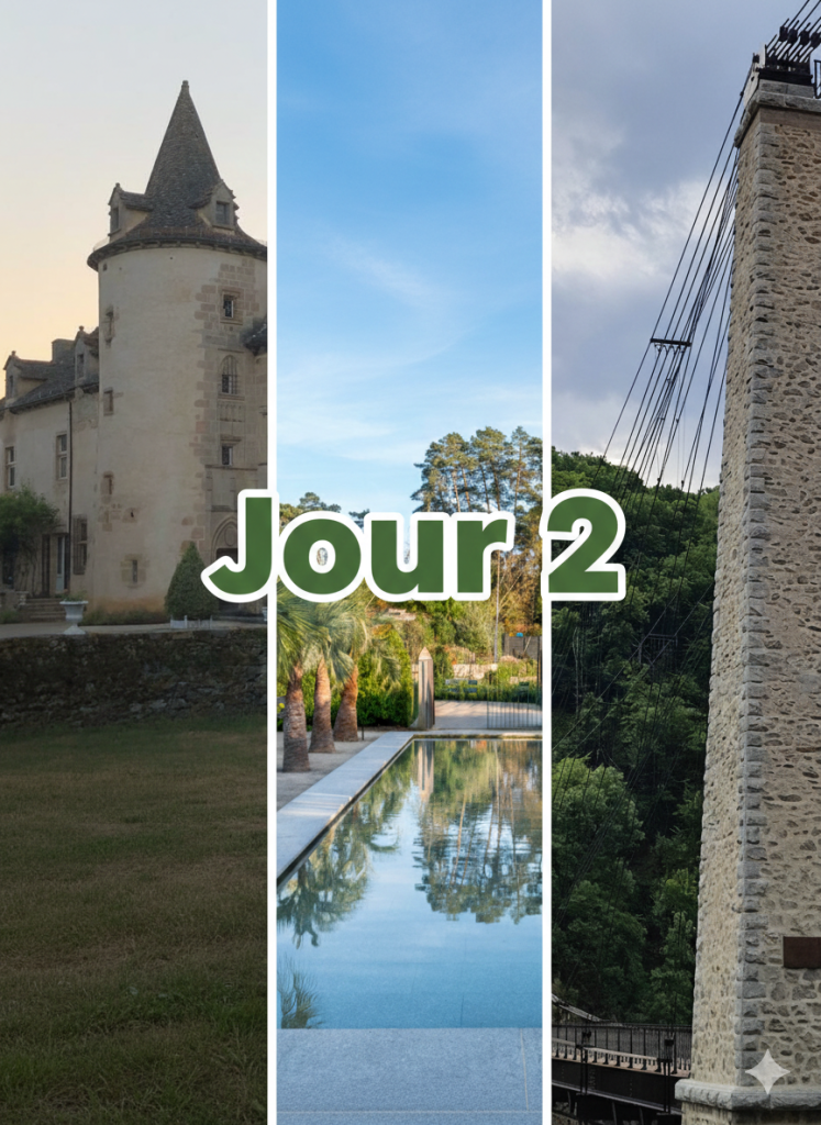 Photo de Rilhac Xaintrie, viaduc des roches noir et jardin de Sothis